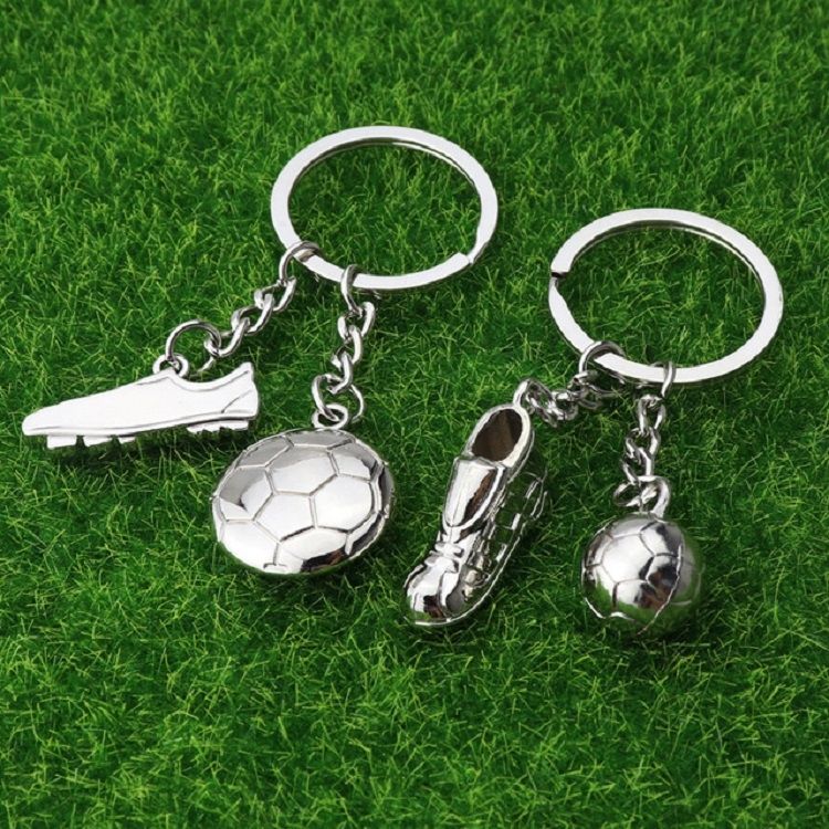 2 PCS Creative Football Gift Keychain, Style:Football Stadiums
