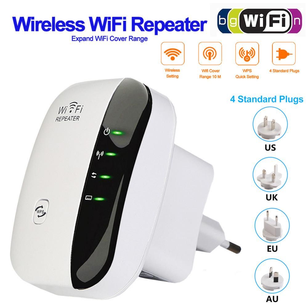 Wireless WiFi Repeater Extender 300Mbps Wi-Fi Amplifier