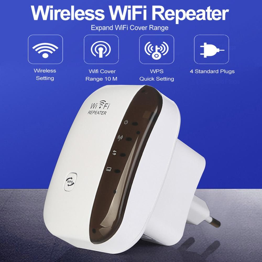 Wireless WiFi Repeater Extender 300Mbps Wi-Fi Amplifier