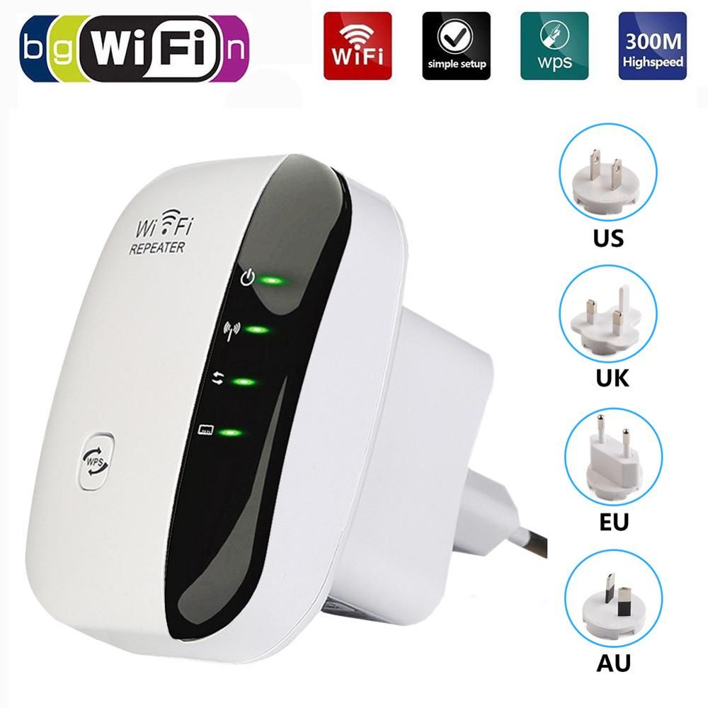 Wireless WiFi Repeater Extender 300Mbps Wi-Fi Amplifier