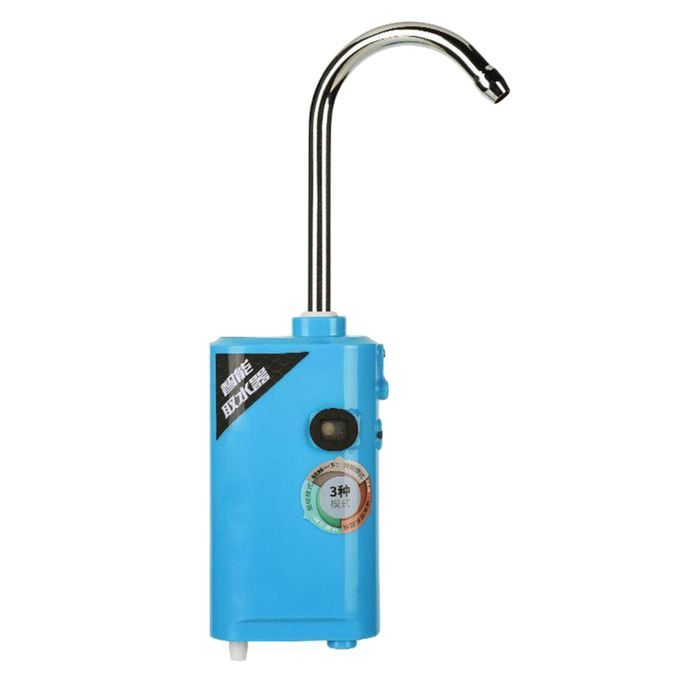 LED Portable Induction Water Absorber Rechargeable Oxygen Pump Blue