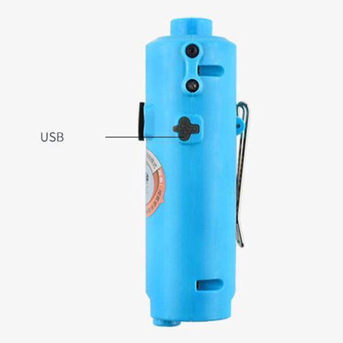 LED Portable Induction Water Absorber Rechargeable Oxygen Pump Blue