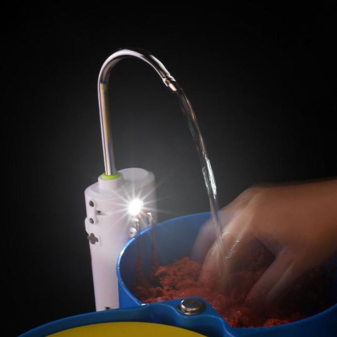 LED Portable Induction Water Absorber Rechargeable Oxygen Pump White