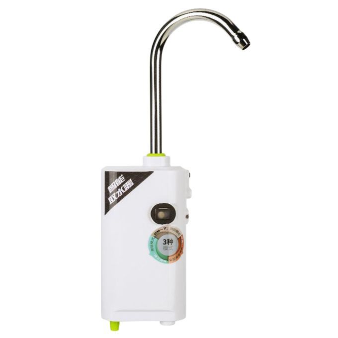 LED Portable Induction Water Absorber Rechargeable Oxygen Pump White