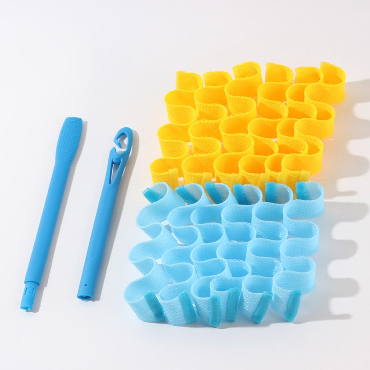 Hair Roller Kit Stretchy Hair Curling Kit Heatless Diy for Damage-free