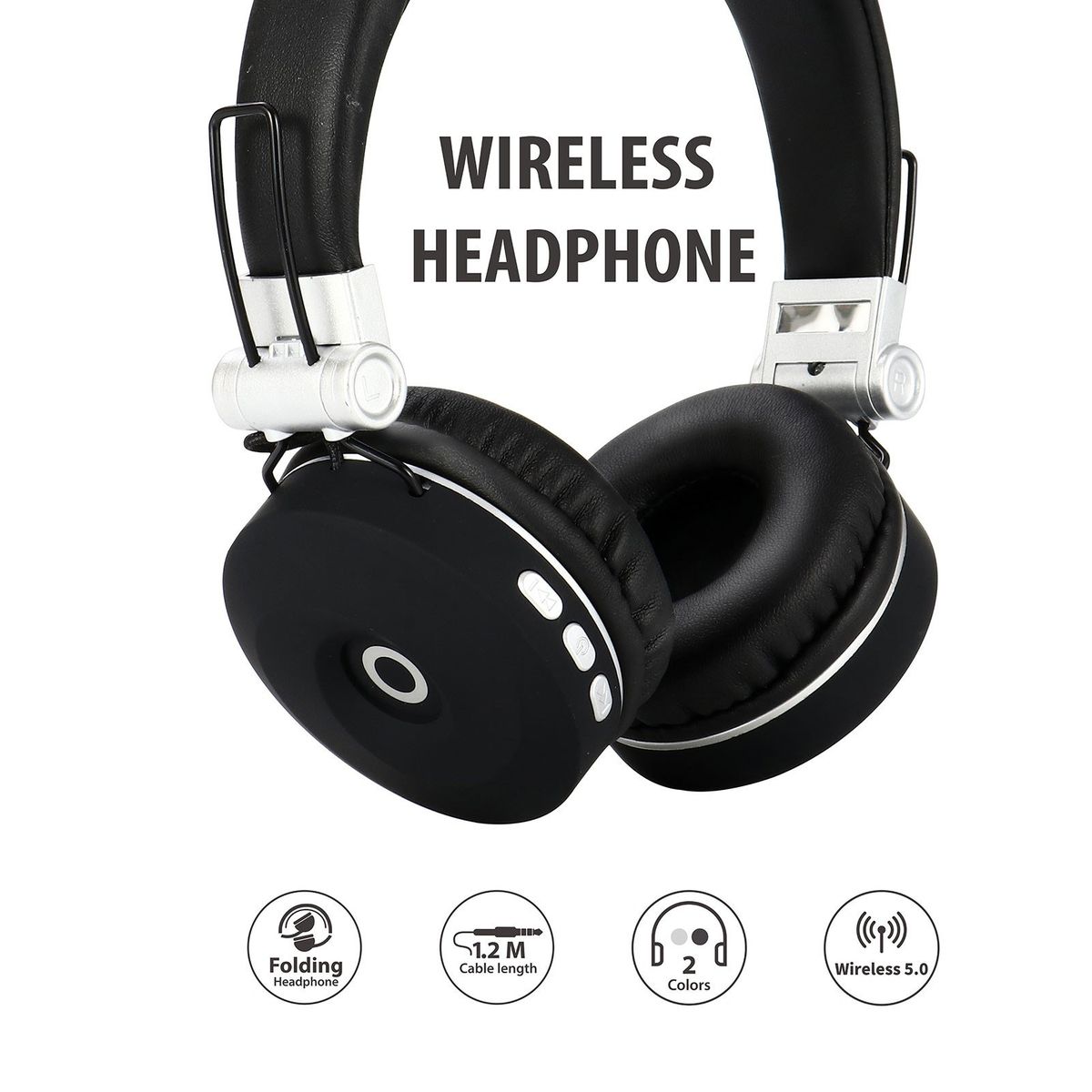 MH9 Head-mounted BT5.0 Wireless Headset Foldable Stereo