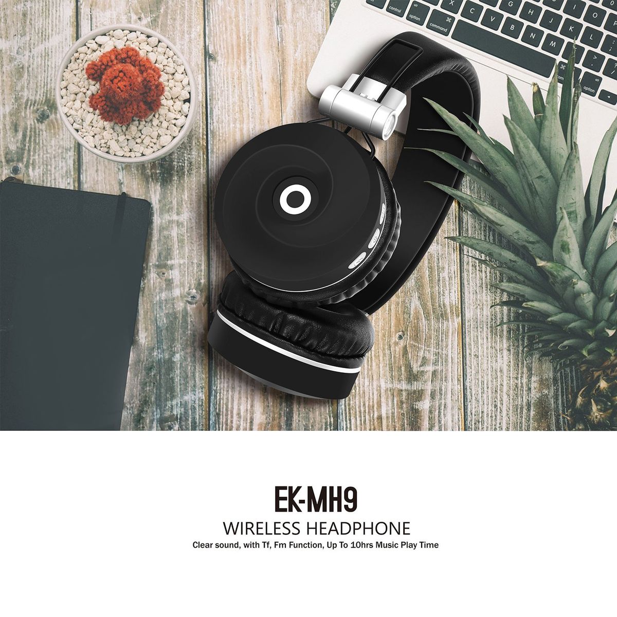 MH9 Head-mounted BT5.0 Wireless Headset Foldable Stereo