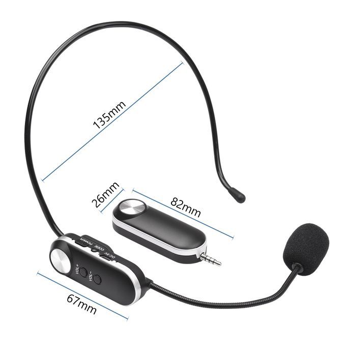 UHF Headset Wireless Microphone Professional Wireless Mic