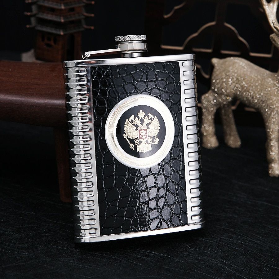 8oz Portable 304 Stainless Whisky Flask For Alcohol Hip