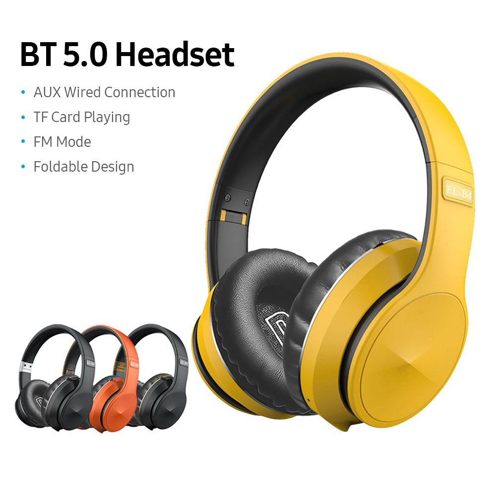 Portable BT 5.0 Headset Foldable Wireless Headphone Support