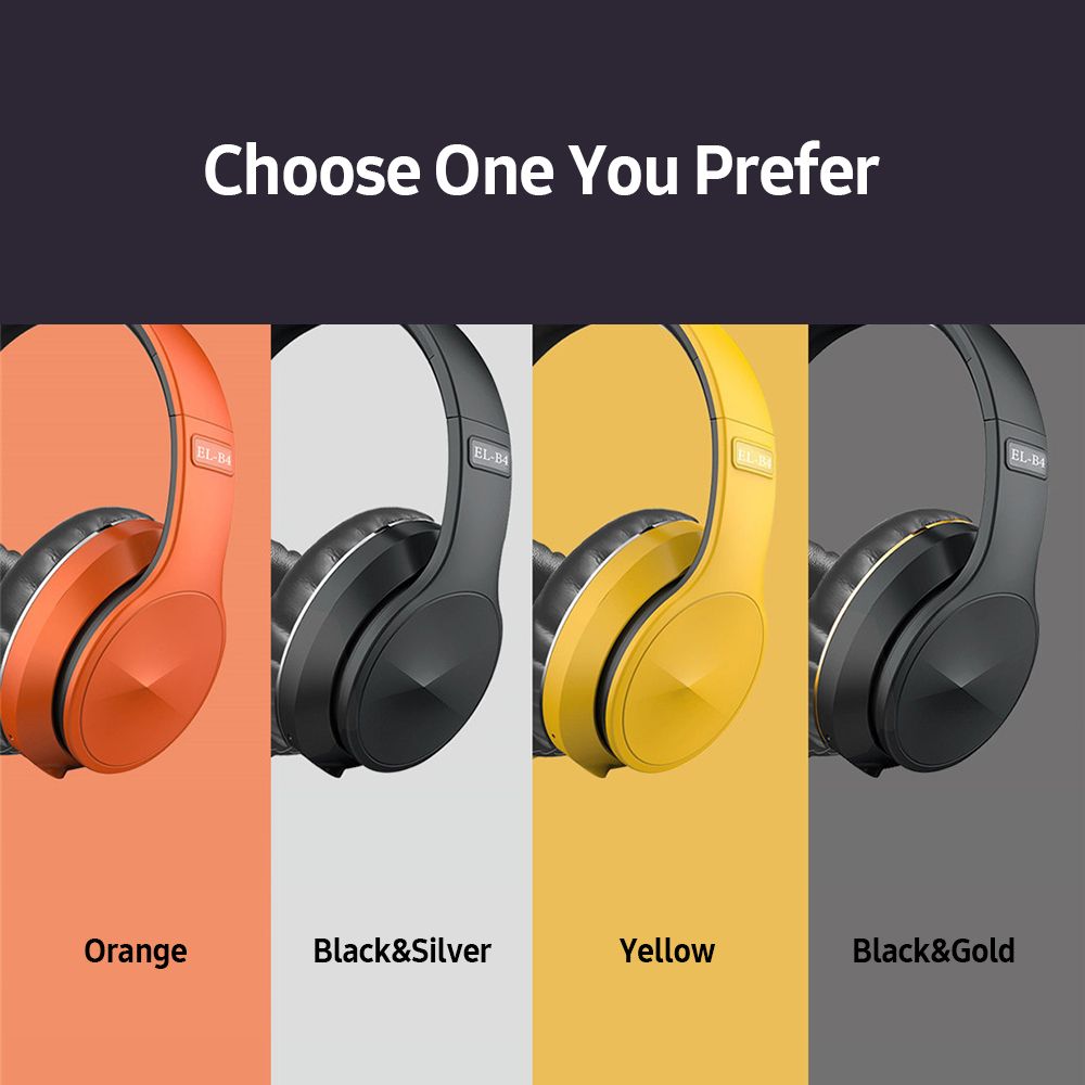Portable BT 5.0 Headset Foldable Wireless Headphone Support