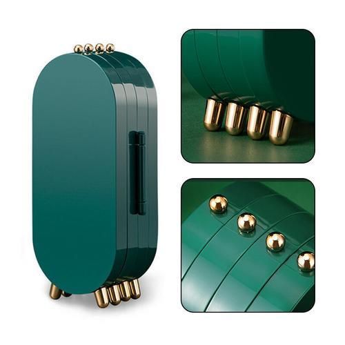 Organizer For Cosmetics Storage Box Jewelry Earrings Display Stand Bracelet Necklace Foldable Portable Container Box Home /desk