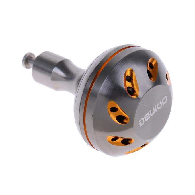 Reel Handle Ball Knob Replacement For  /Baitcasting Gray Gold