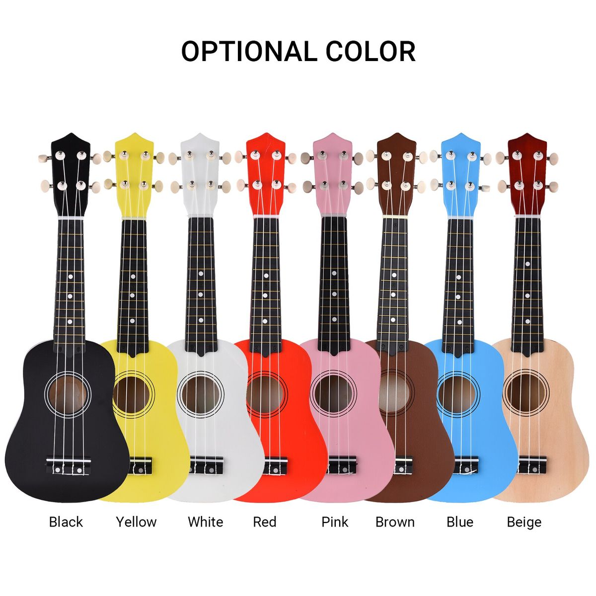 Guitar Ukulele Strings Bass Small 21-inch Four Muslady