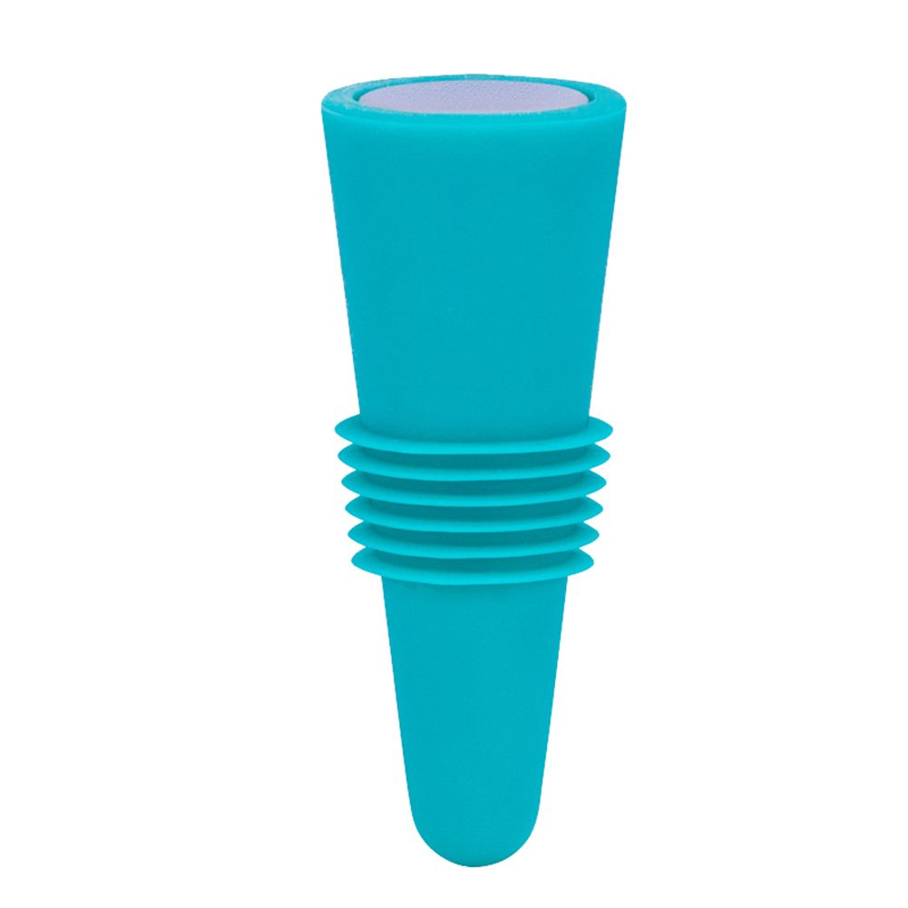 Reusable Silicone Red Wine Champagne Bottle Stopper Cone Lid Sealing Top Cover-Black
