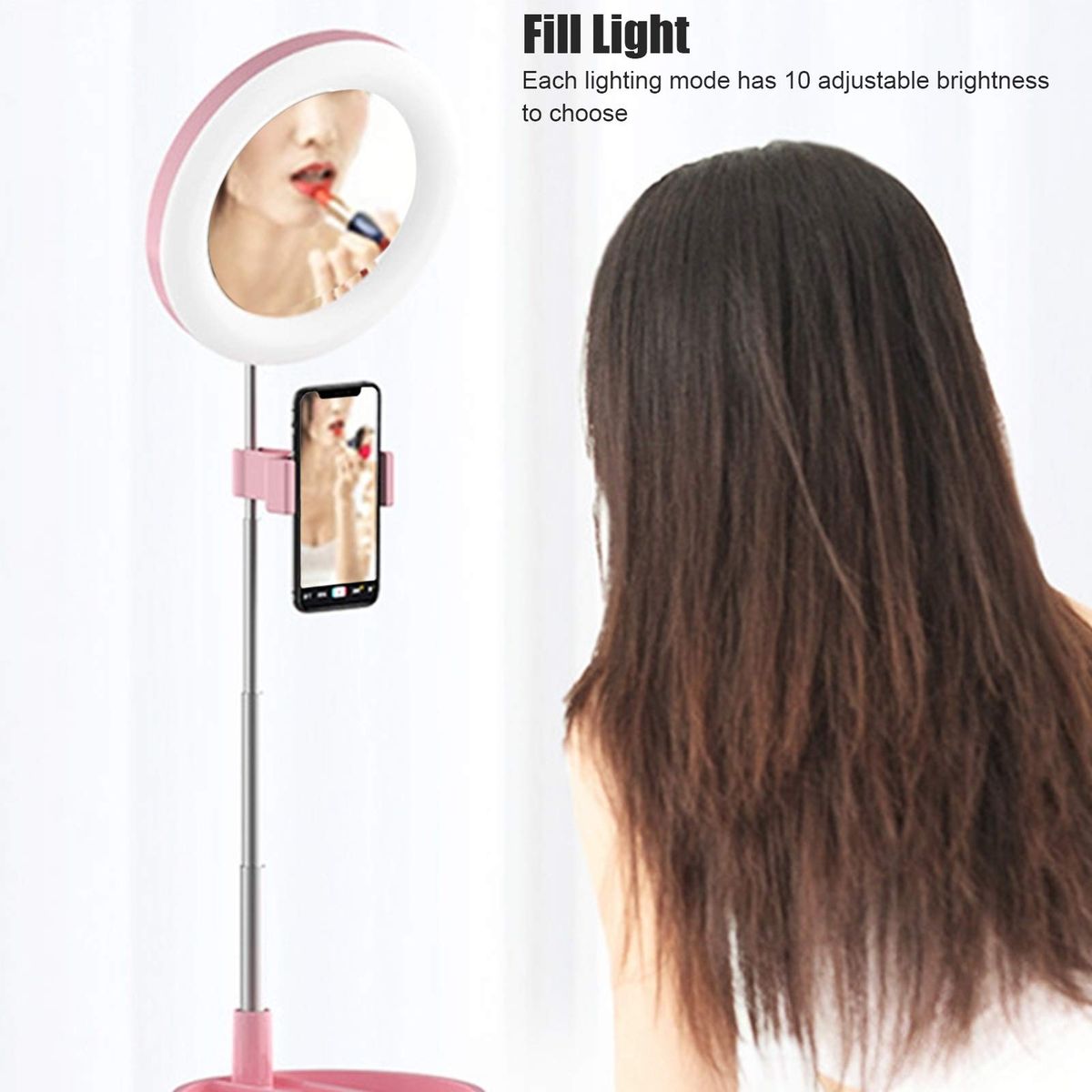 Portable Ring Light With Stand And Phone Holder