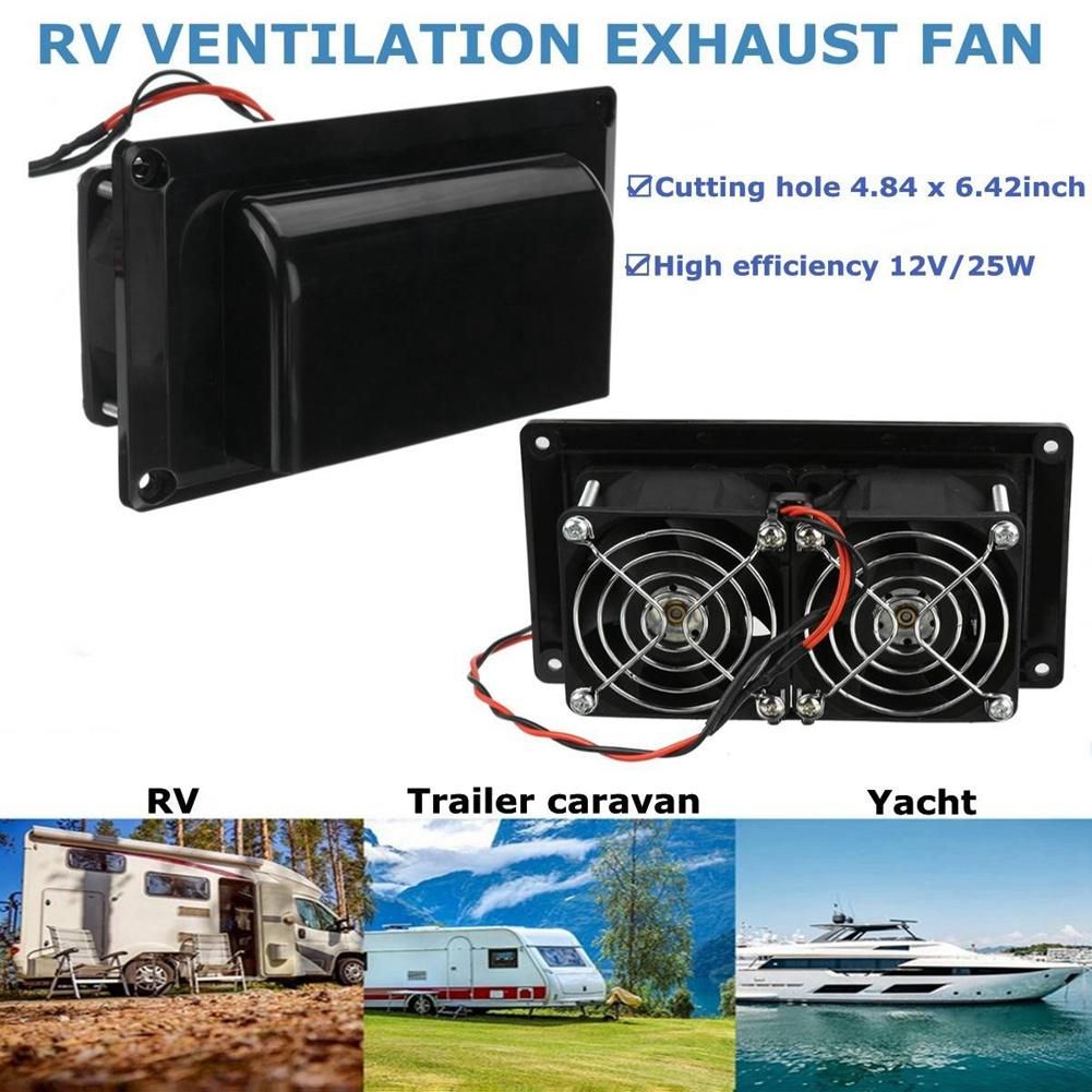 12V Side Air Vent Ventilation for RV Trailer Caravan