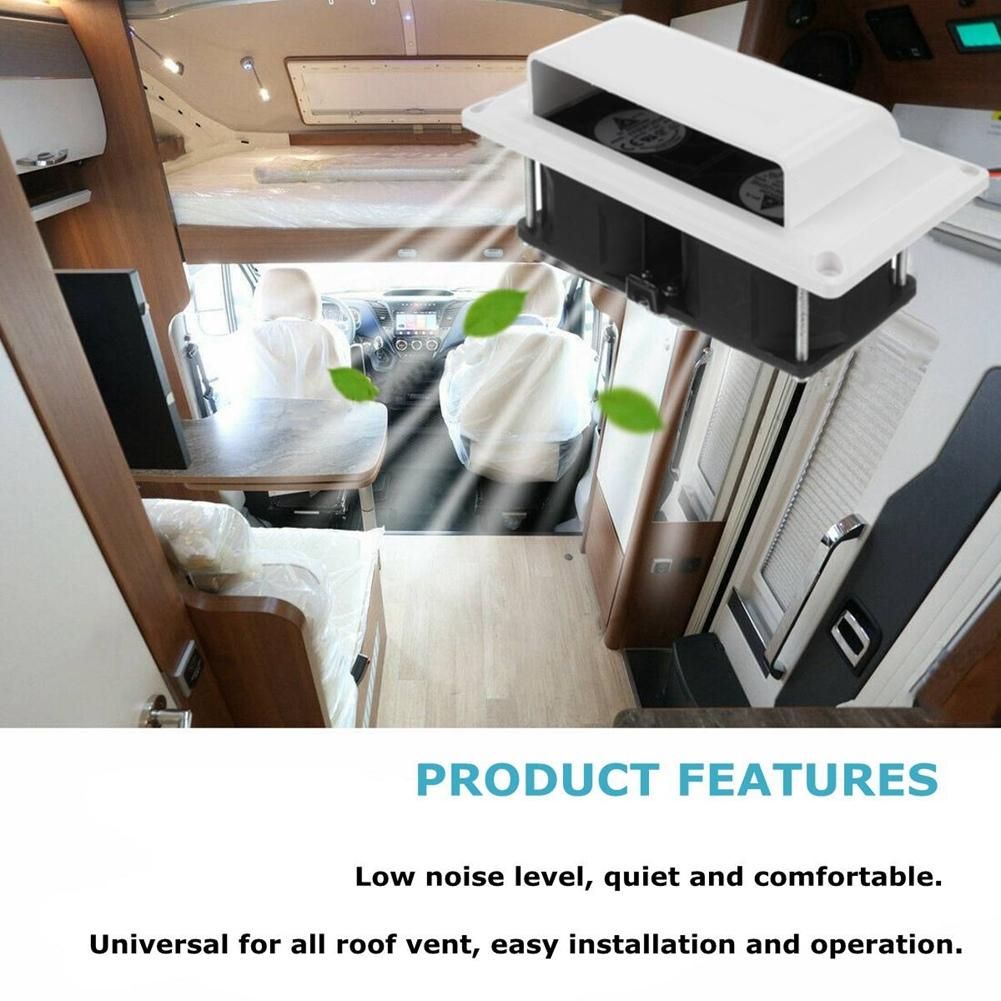 12V Side Air Vent Ventilation for RV Trailer Caravan