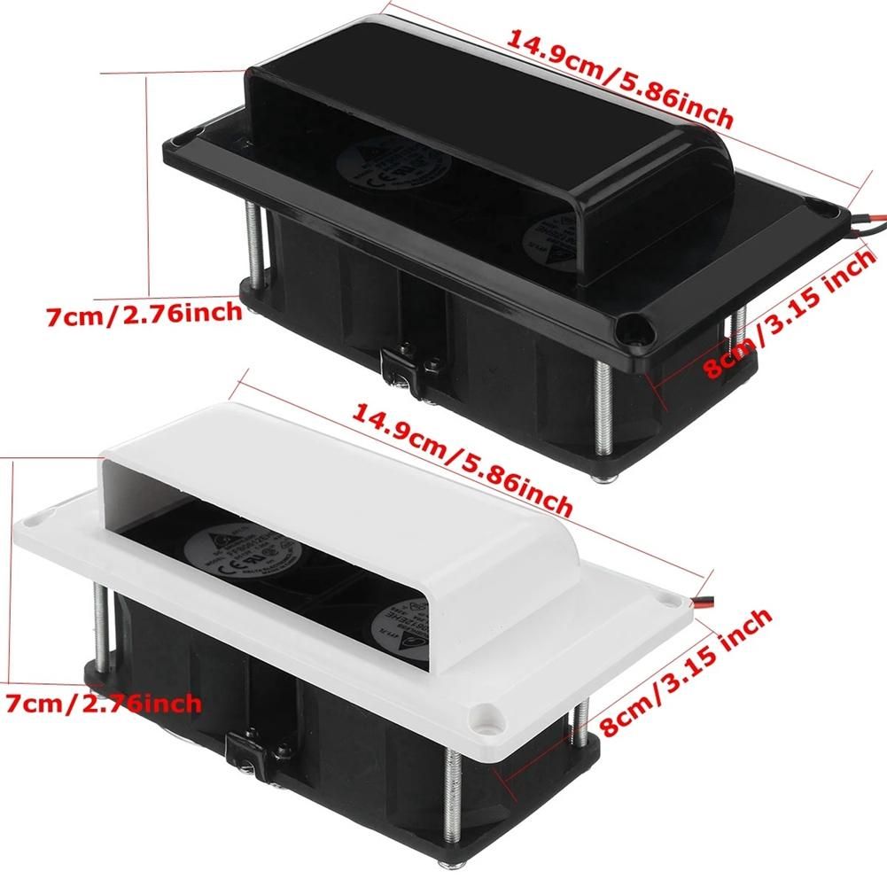 12V Side Air Vent Ventilation for RV Trailer Caravan