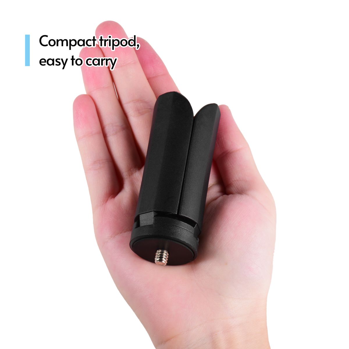 Mini Tabletop Folding Tripod With 1/4 Screw For Mobile Phone