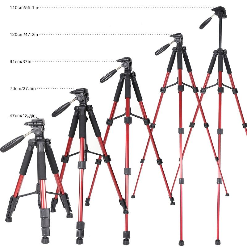 ZOMEI Q111 55" Professional Aluminum Alloy Camera Tripod For DSLR Canon Nikon Sony DV Video And Smar