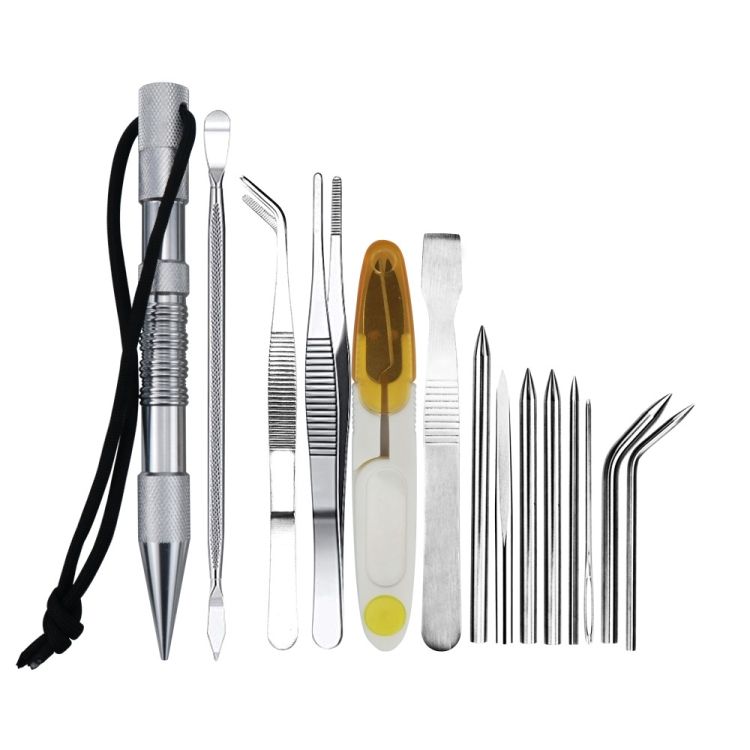 Bracelet Weaving Tool, Specification:  14 PCS / Set Silver