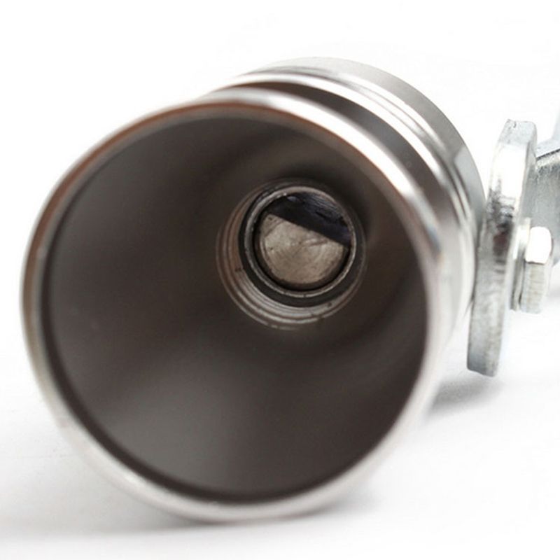 S Size 18mm Motorbike Car Exhaust Fake Turbo Whistle Pipe 5