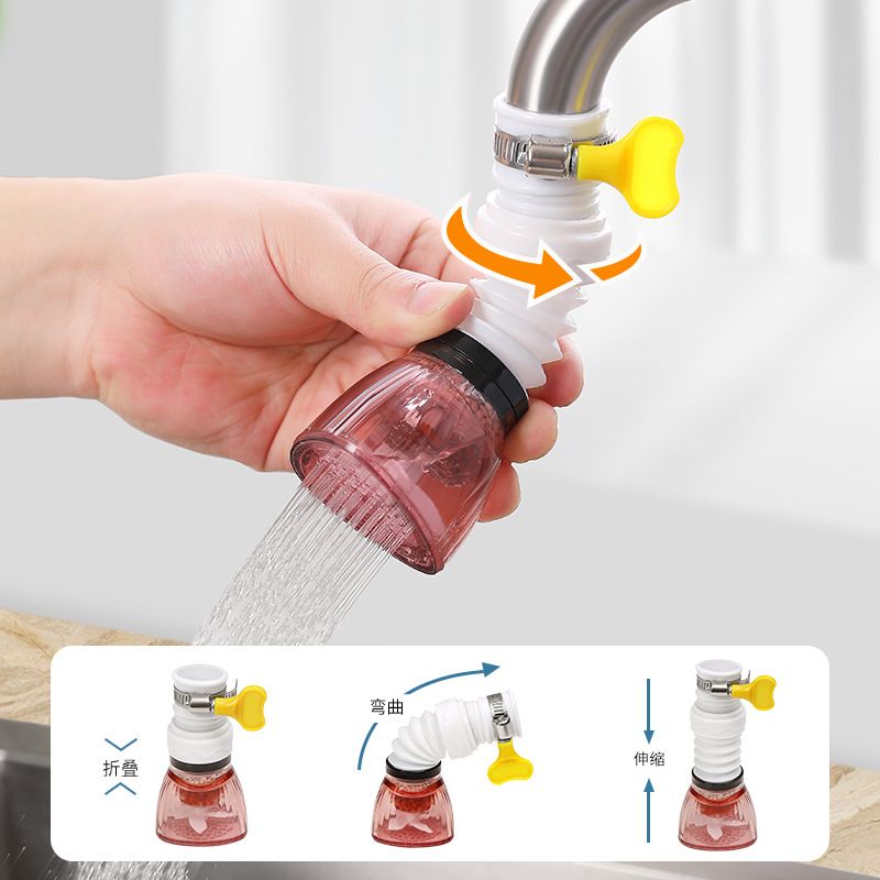 3pcs Kitchen Faucet Extender Filters Water Saving