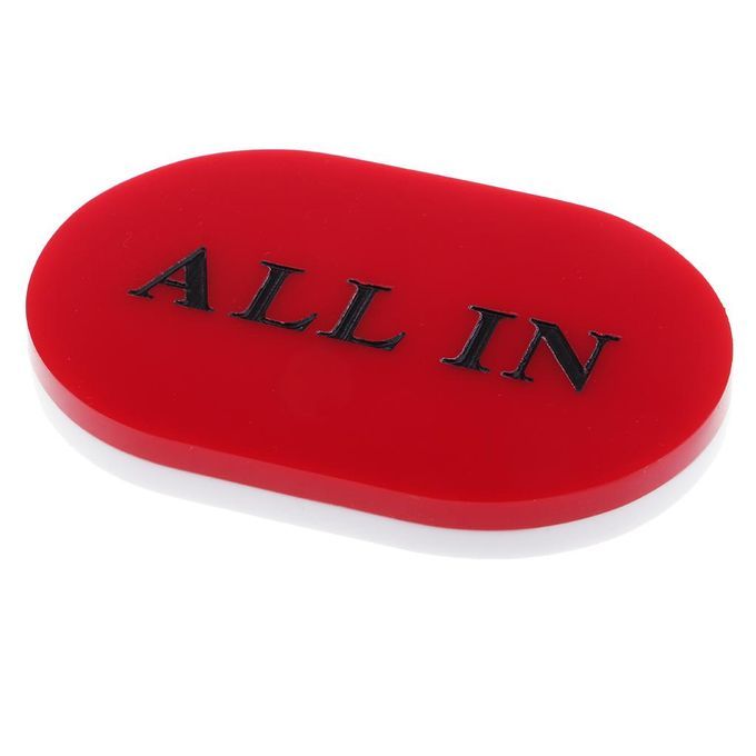 Poker  Dealer Button ALL IN Poker Casino Game Accessories Party