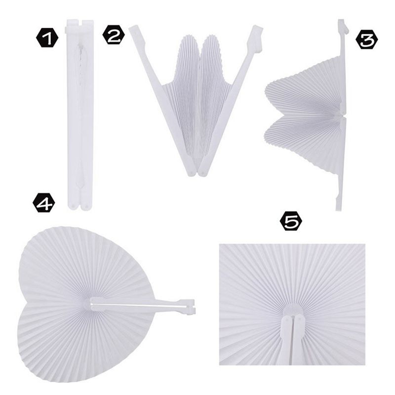 Fan Bapteme Wedding Decoration Round Deco Guests Paper Heart Deco For Party White Wedding Anniversary DIY Gift Party Wall 30pcs