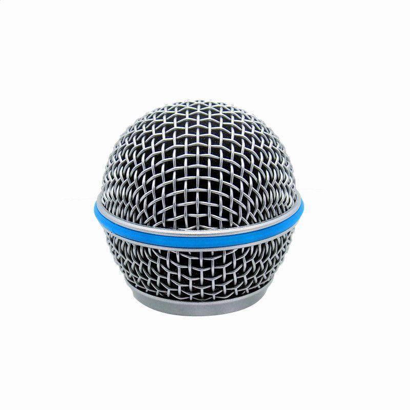 2pcs Microphone Ball Head Grill Mesh Cover Beta 58a