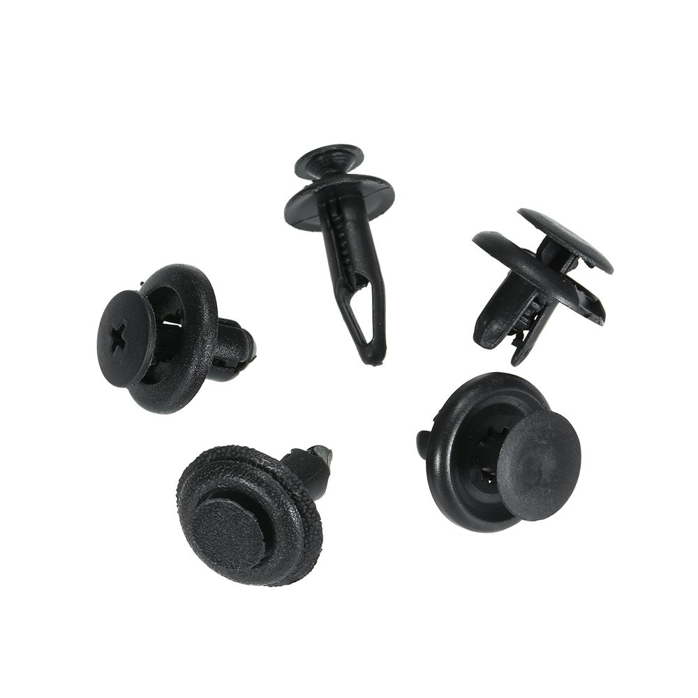 100Pcs Fastener Clips Trunk Screw Rivets Set Car Bumper