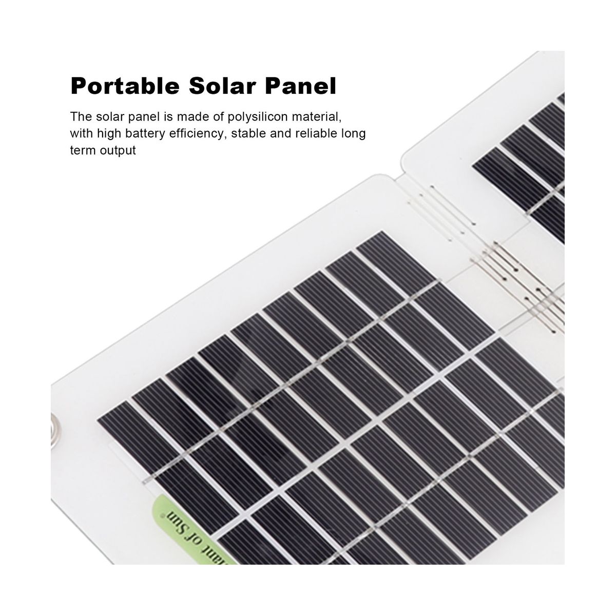 30W Solar Panel USB Waterproof Outdoor Hike Camping Portable