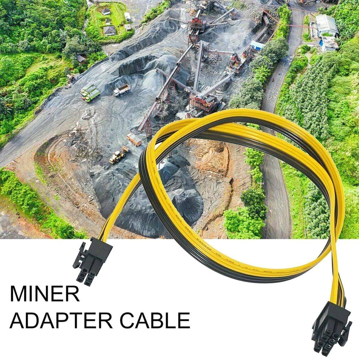 6 PIN Power-Supply Adapter GPU Mining Server Power-Converter