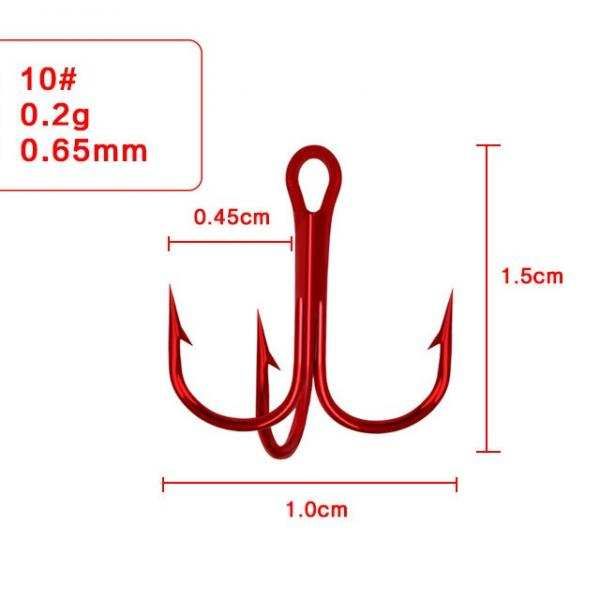 50pcs/lot Extra Strong Trout  Hooks