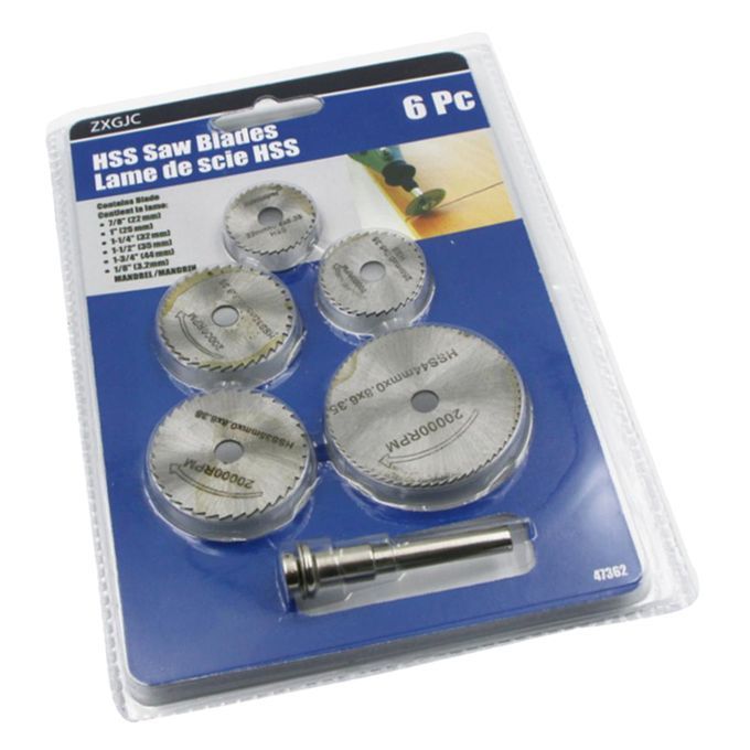 5pcs  Discs Wheels 22mm44mm With 6mm Mini  For Rotary