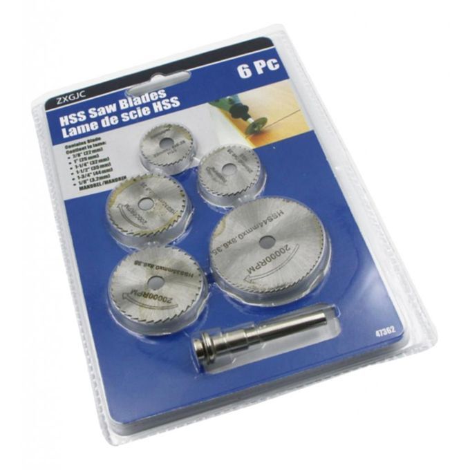 5pcs  Discs Wheels 22mm44mm With 6mm Mini  For Rotary