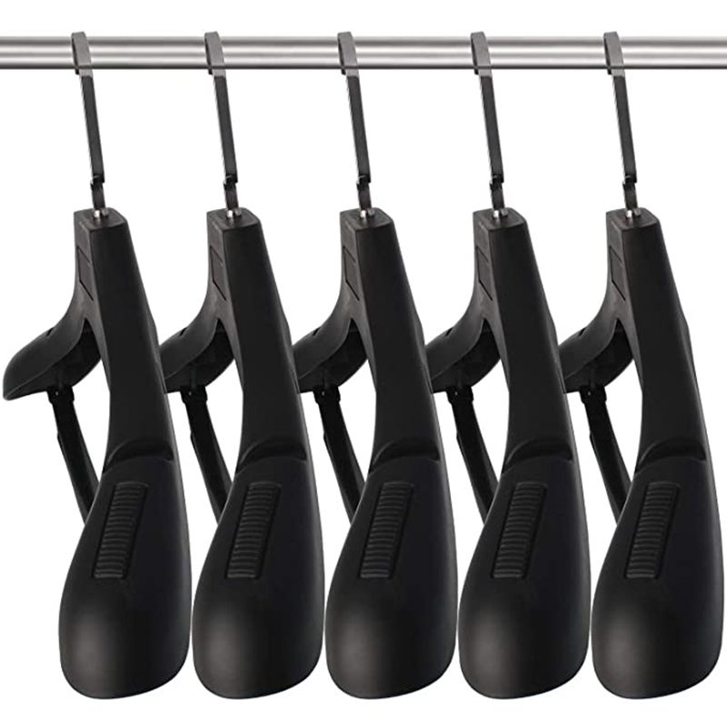 10pcs Extra Wide Suit Hangers Notched Shoulders Swivel