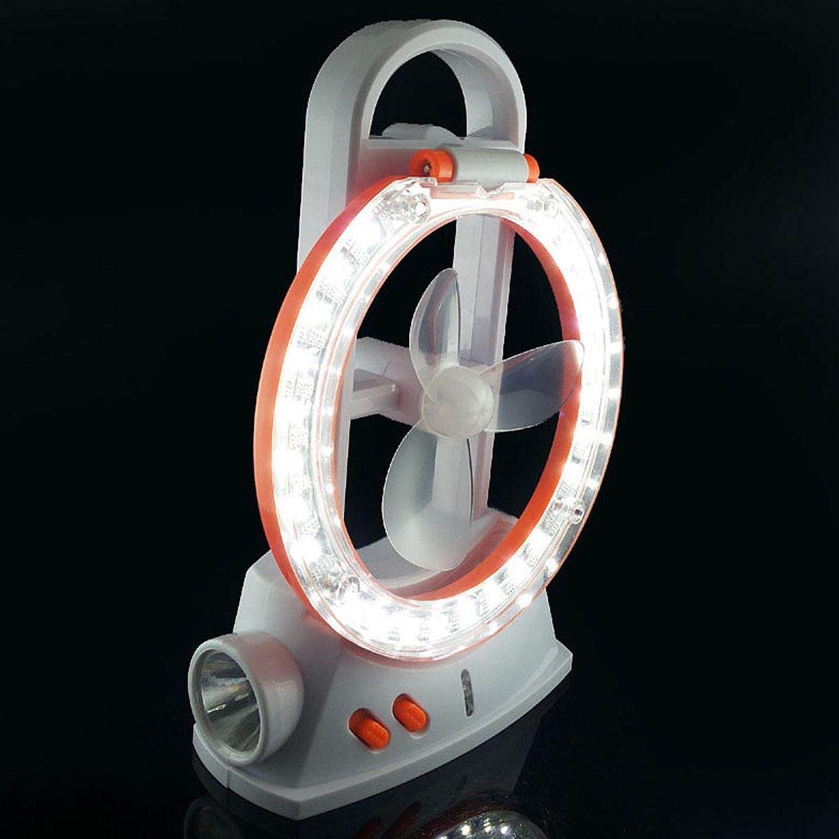 LED Solar Outdoor Camping Tent Lamp Portable Light Lantern Torch +Fan