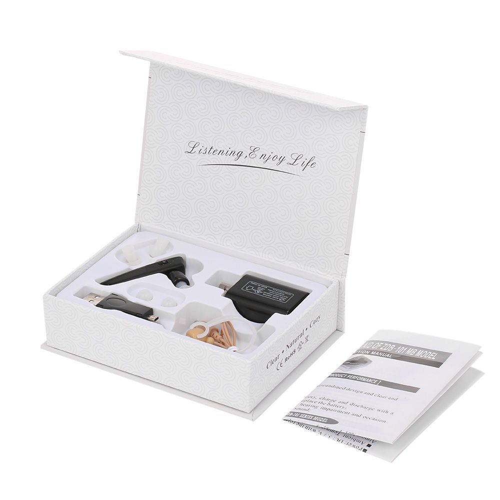 Invisible Mini Hearing Aid Rechargeable For Elderly Binaural