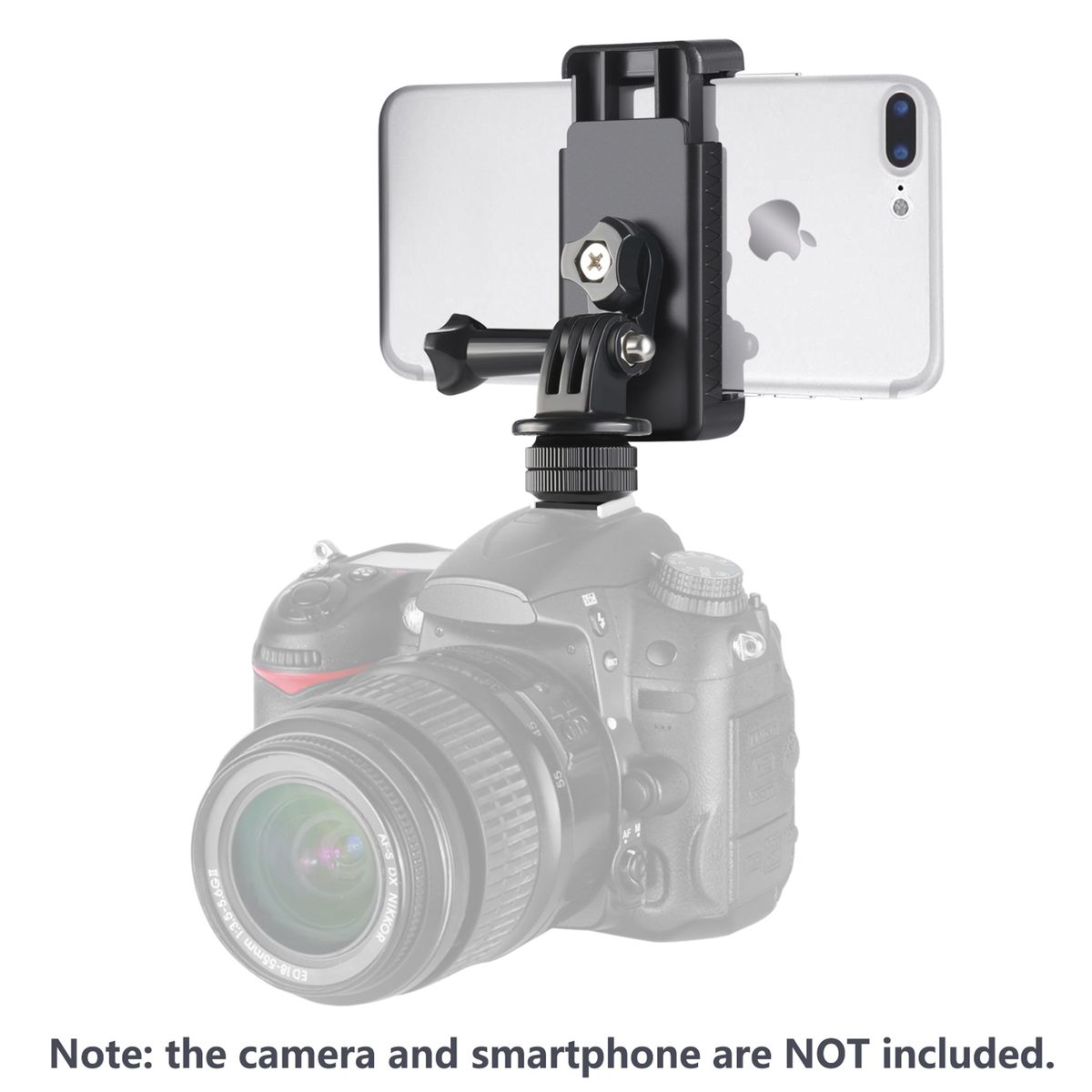 Phone Holder Hot Shoe Mount Adapter For Camera Hero 10 9 8 7 6  IPhone Samsung