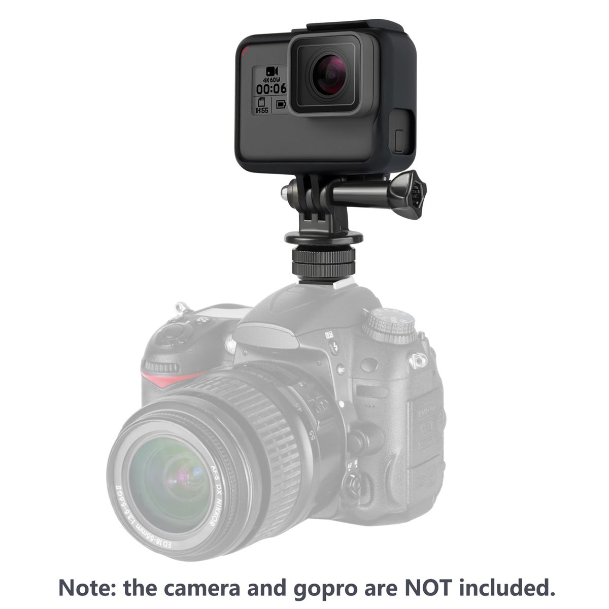 Phone Holder Hot Shoe Mount Adapter For Camera Hero 10 9 8 7 6  IPhone Samsung