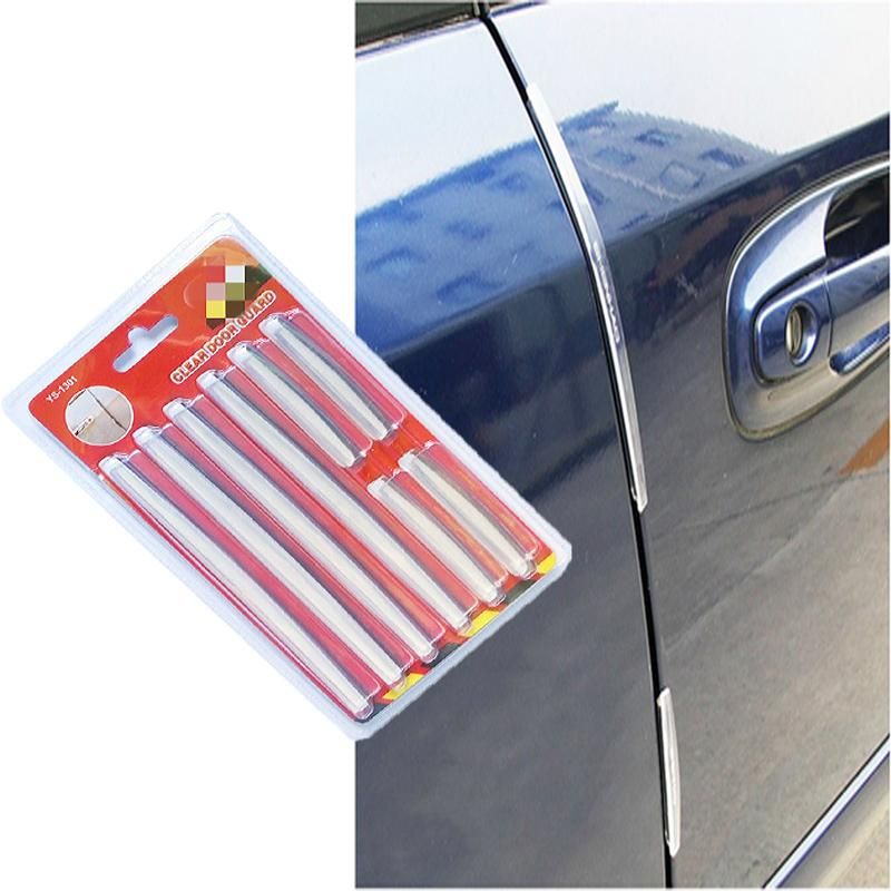 8pcs/set Car Door Side Edge Protector Strip Auto SUV Scrape Guard Bumper Handle Protective Cover Sticker For Ford VW Toyota BMW