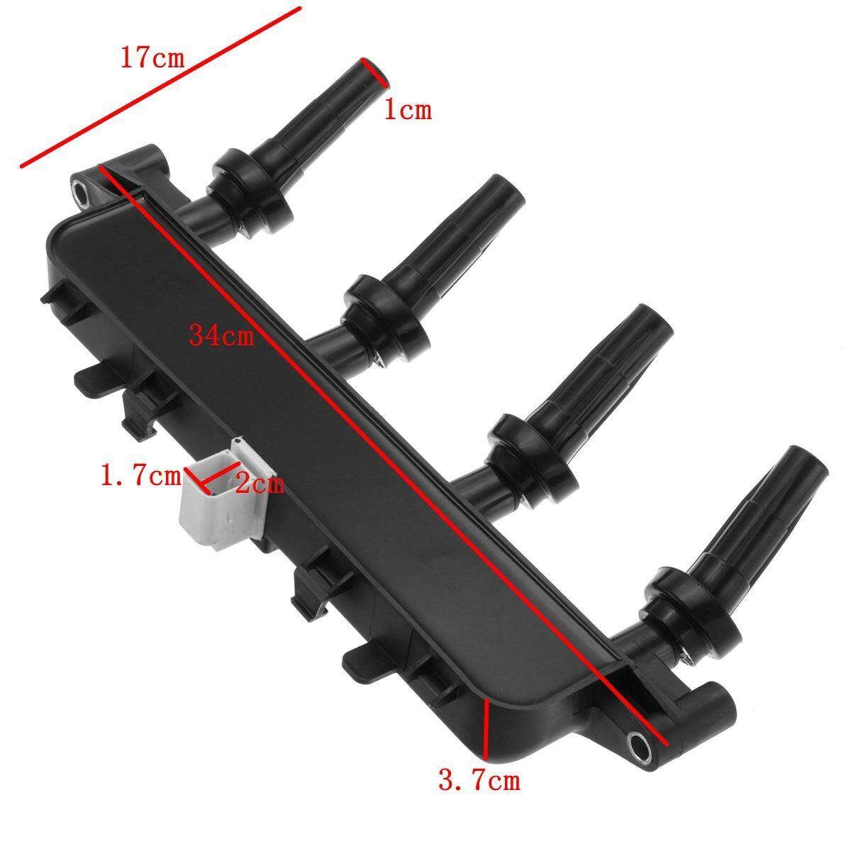 4 Pins Ignition Coil Replacement 597078 597079 For Peugeot Partner 106 206 306 307 #96358648