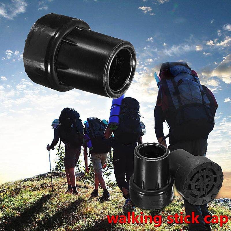 Rubber Pad Cap Antiskid For Caliber Walking Stick Crutch Cane Bottom 19mm Black