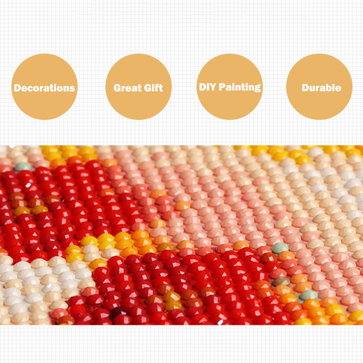 16*12 Inch DIY 5D Diamond Painting Kit Beautiful Girls