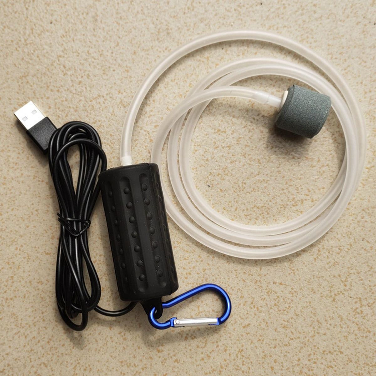 USB Aerator Aquarium  Pump Fish  Pump  Efficient Black