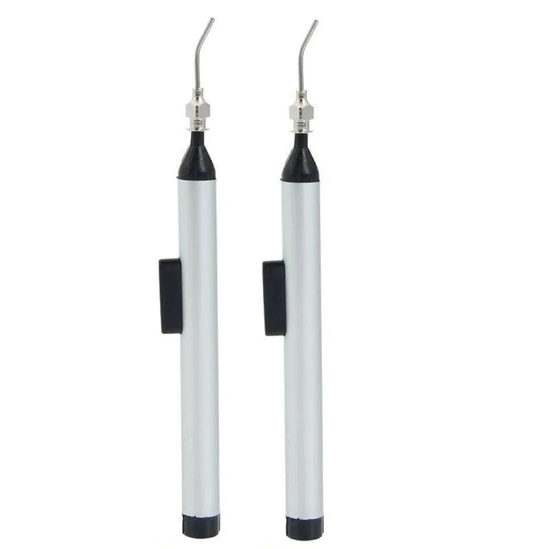 2pc FFQ 939 Vacuum Sucking Pen Pencil L7 IC Easy Pick Picker Up Tool 3 Suction Headers SMD SMT Hand Tool Temperature Sensor Chip