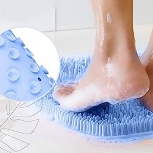 Foot Feet Bathroom Shower Massage Mat Acupuncture Scrubber Massager Exfoliating Washer