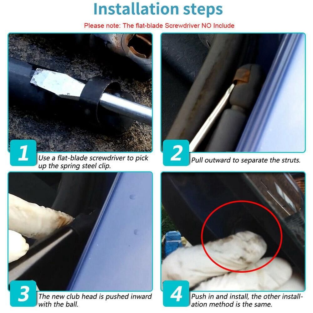 2Pcs Boot Strut Bar Tailgate Gas Spring Lifter Support